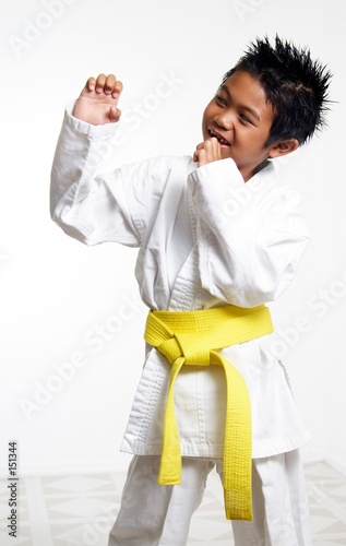 happy karate kid