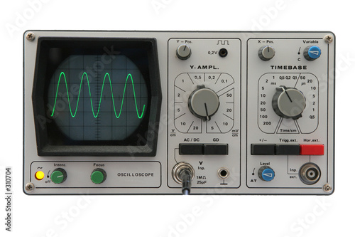 oscilloscope, isolated