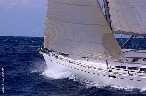 sailing in atlantic