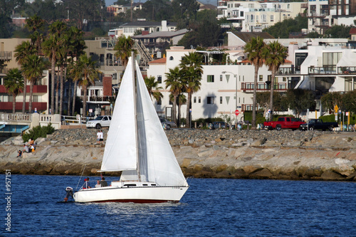 sailboat under way