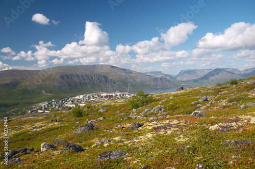 mountain city. kirovsk