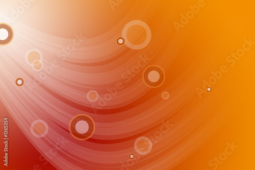 red-orange abstraction
