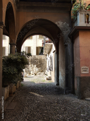 quaint italian town alley