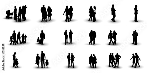 people silhouette 3