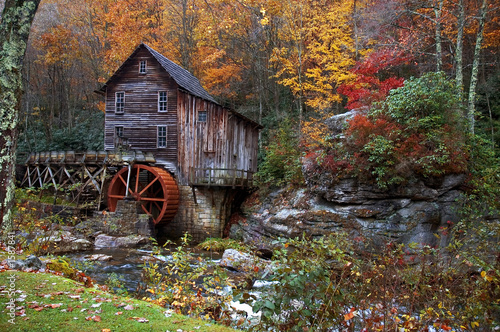 autumn at the grist mill