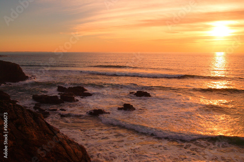 reflet du soleil sur la mer