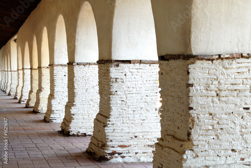 the arches at the san juan bautista mission