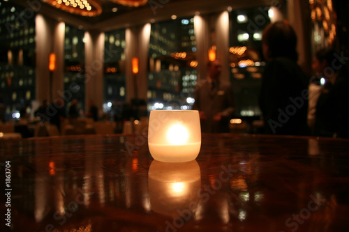 romantic table candle