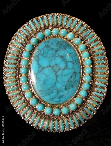 turquoise medallion