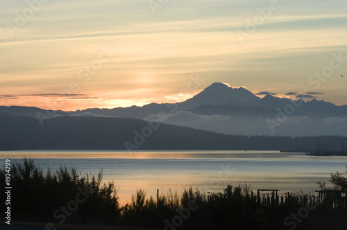 sunrise in anacortes, washington