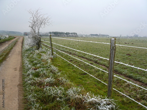 campagne en hiver