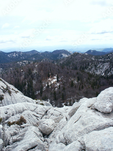 mountain rocks in croatia 1