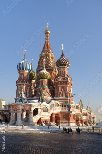 vasily blazhenny cathedral, red square, moscow, ru