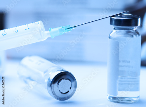 syringe and medicine for injection