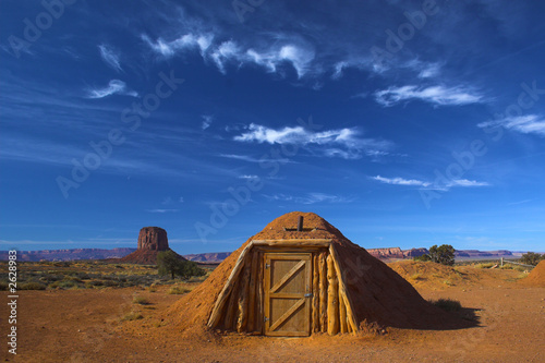 hogan, the traditional earth house