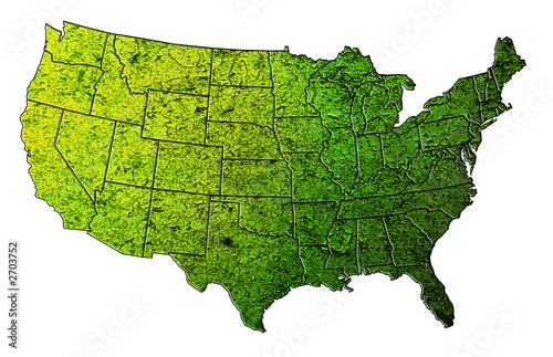 united states map textured