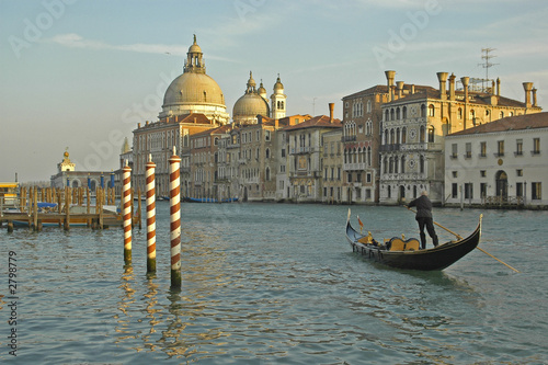 gondole sur le grand canal