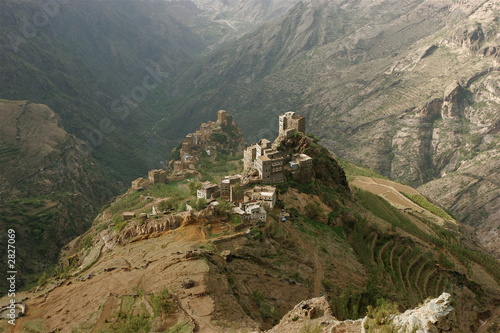 village perchée du yemen