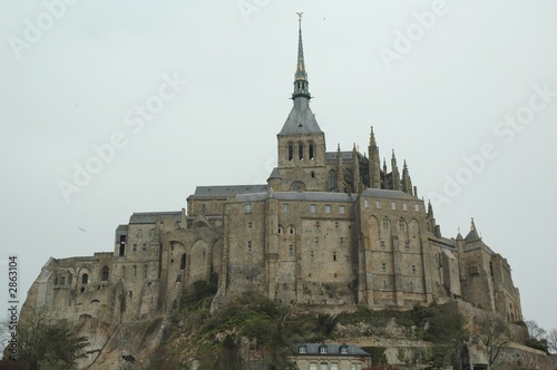 le mont st michel, l'abbaye