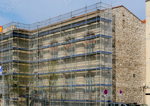 Rénovation de façade d'immeuble