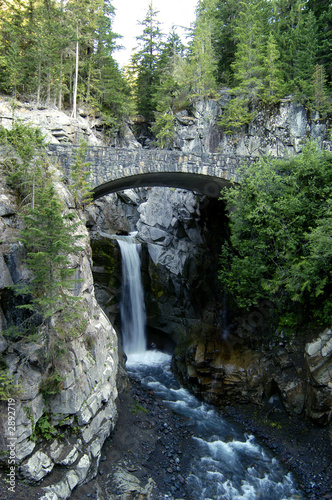 christine falls near mt rainier