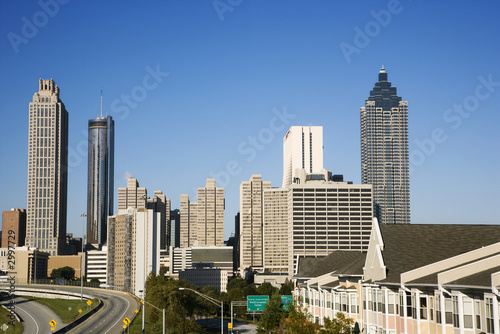 Skyline of Atlanta, Georgia.