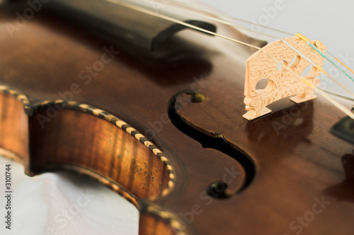 violine mit intarsien