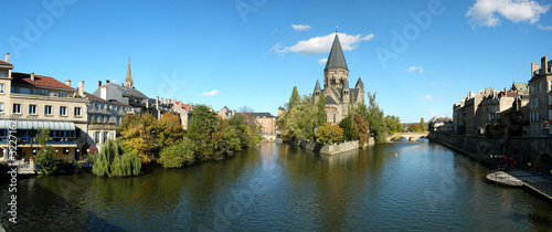 panoramique sur l'ile de metz