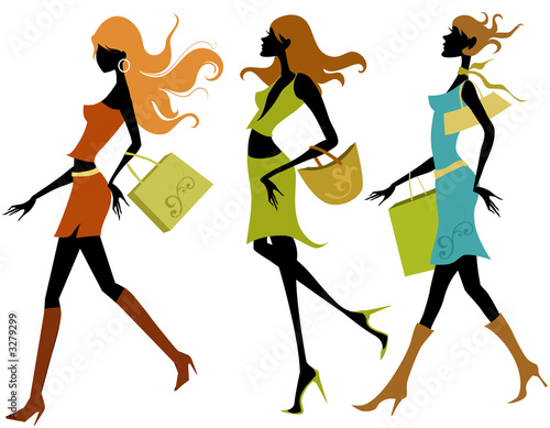 shopping girls