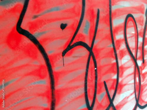 red graffiti