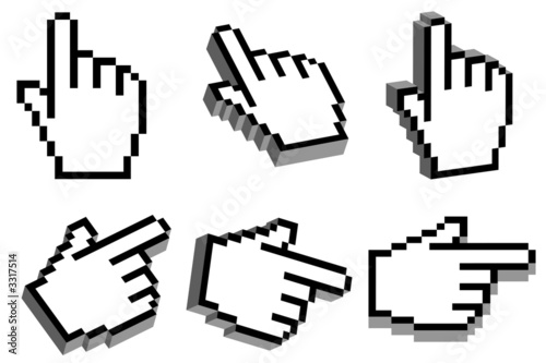 3D hand cursor