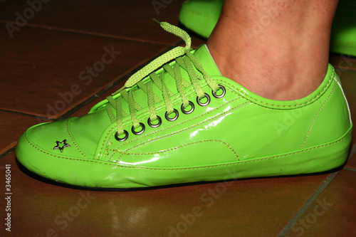 chaussure verte