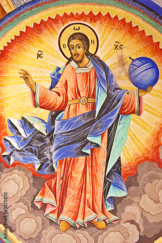 jesus christ fresco