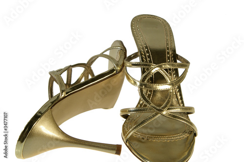 gold sexy shoes 4