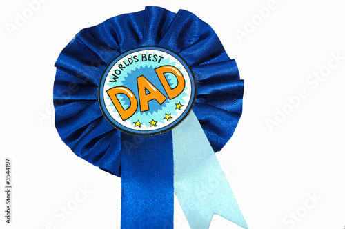 Dads rosette isolated