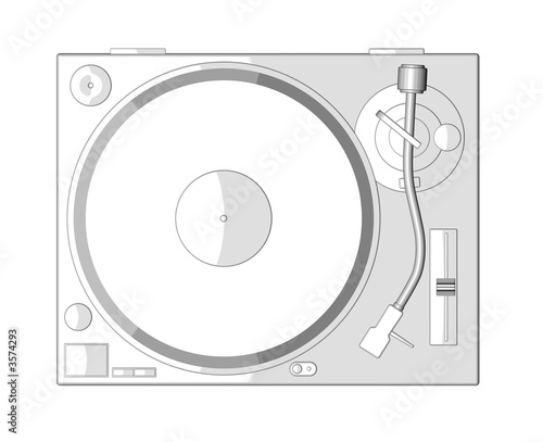 turntable no white background