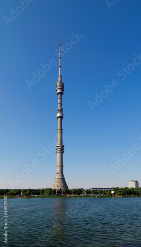 Ostankino TV Tower in Moscow (Russia)