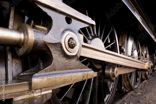 steam locomotive wheel