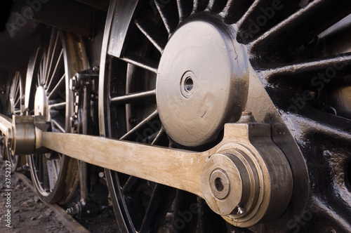 steam locomotive wheel