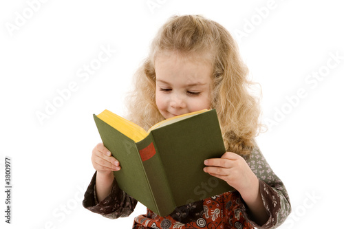 girl with a book