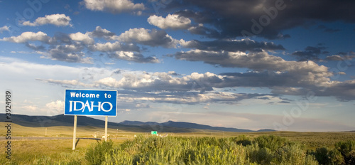 Welcome to Idaho sign