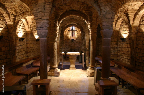 Interior Iglesia románica