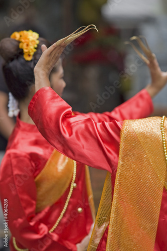 Thailändische Tanzdarbietung