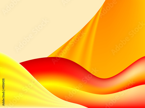 orange wellen - orange waves