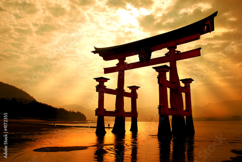 The great gateway at Miyajima