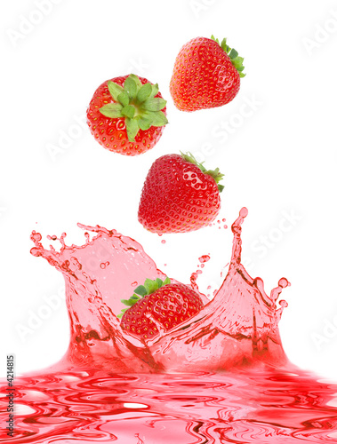 strawberry and juice