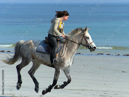 galop sur la plage