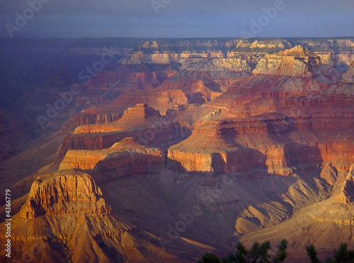 Grand Canyon At Dusk