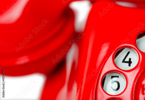 Red Phone Rotary Dial