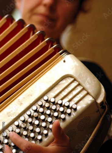 accordéon et son accordéoniste